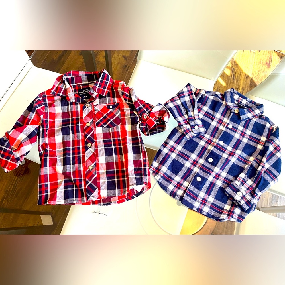 Boys brand shirts 12m
